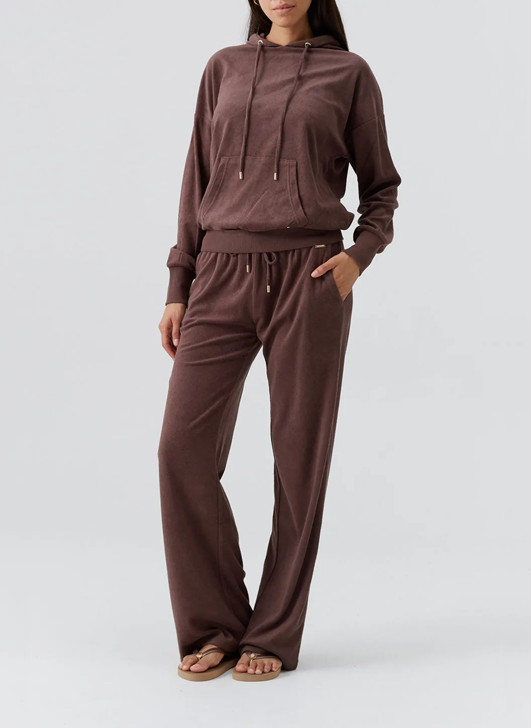 Betty Coffee Trousers sold by Melissa Odabash product image thumbnail 3