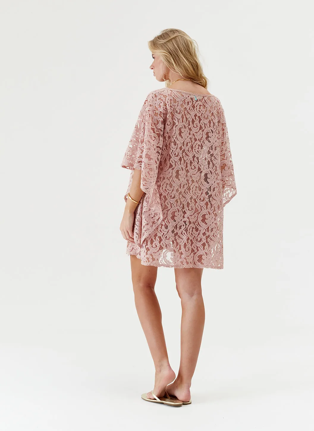 Archive Ignes Beige Kaftan sold by Melissa Odabash product image thumbnail 3