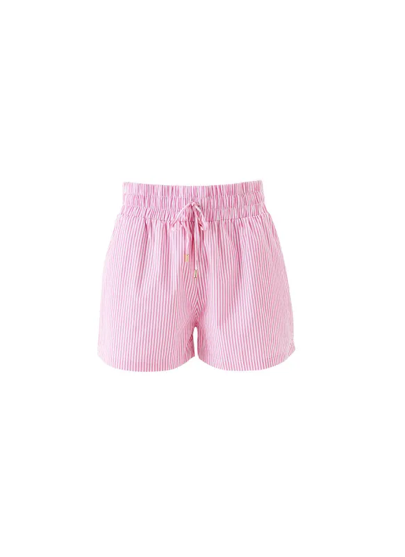 Annie Pink Stripe Shorts sold by Melissa Odabash