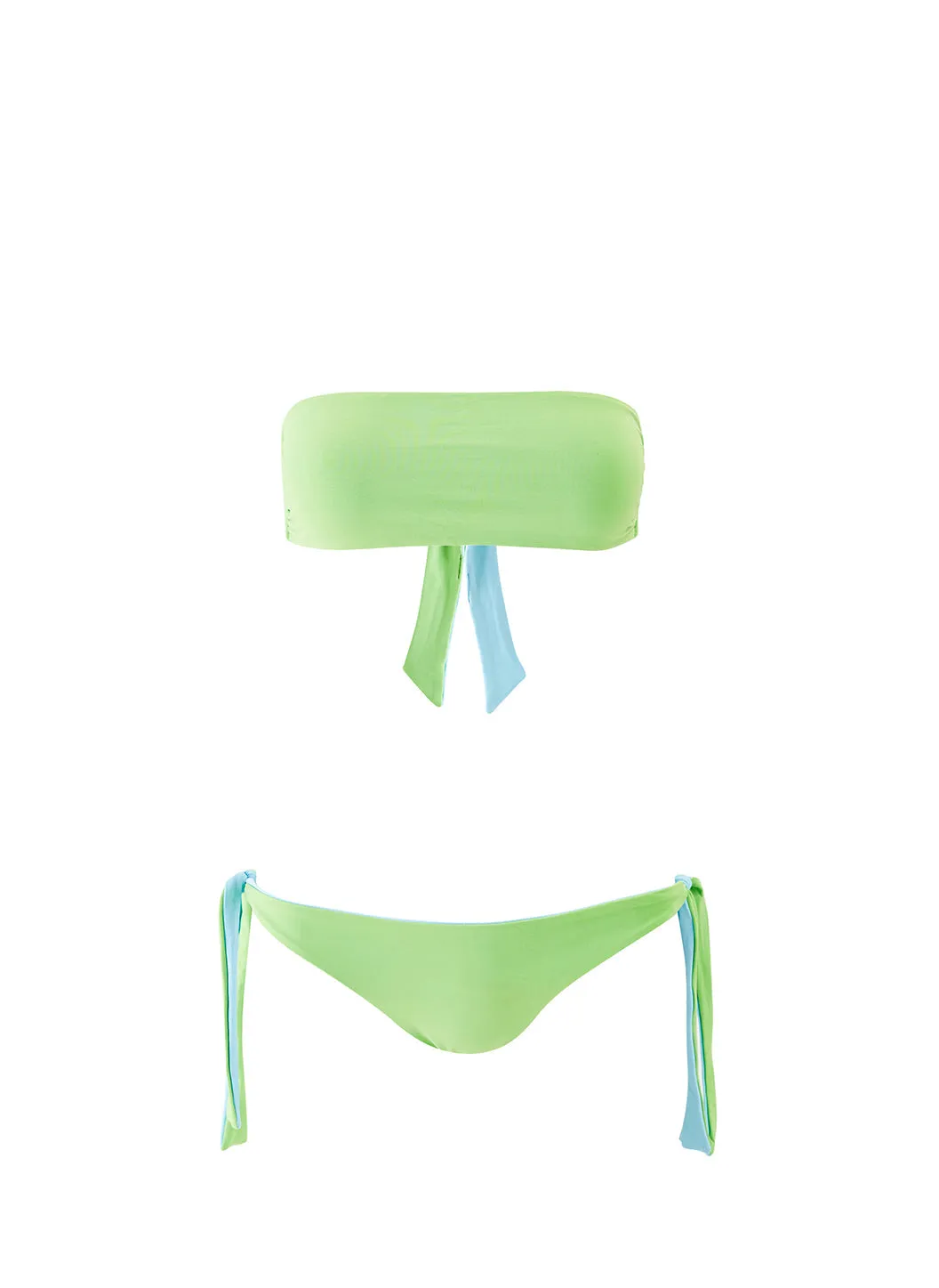 Bologna Lime/Sky Bikini sold by Melissa Odabash