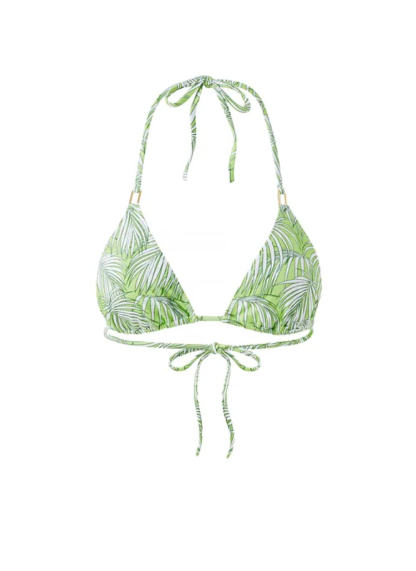 Cancun Palmetto Bikini Top sold by Melissa Odabash