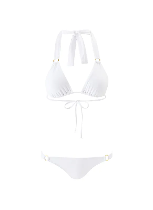Caracas White Bikini sold by Melissa Odabash