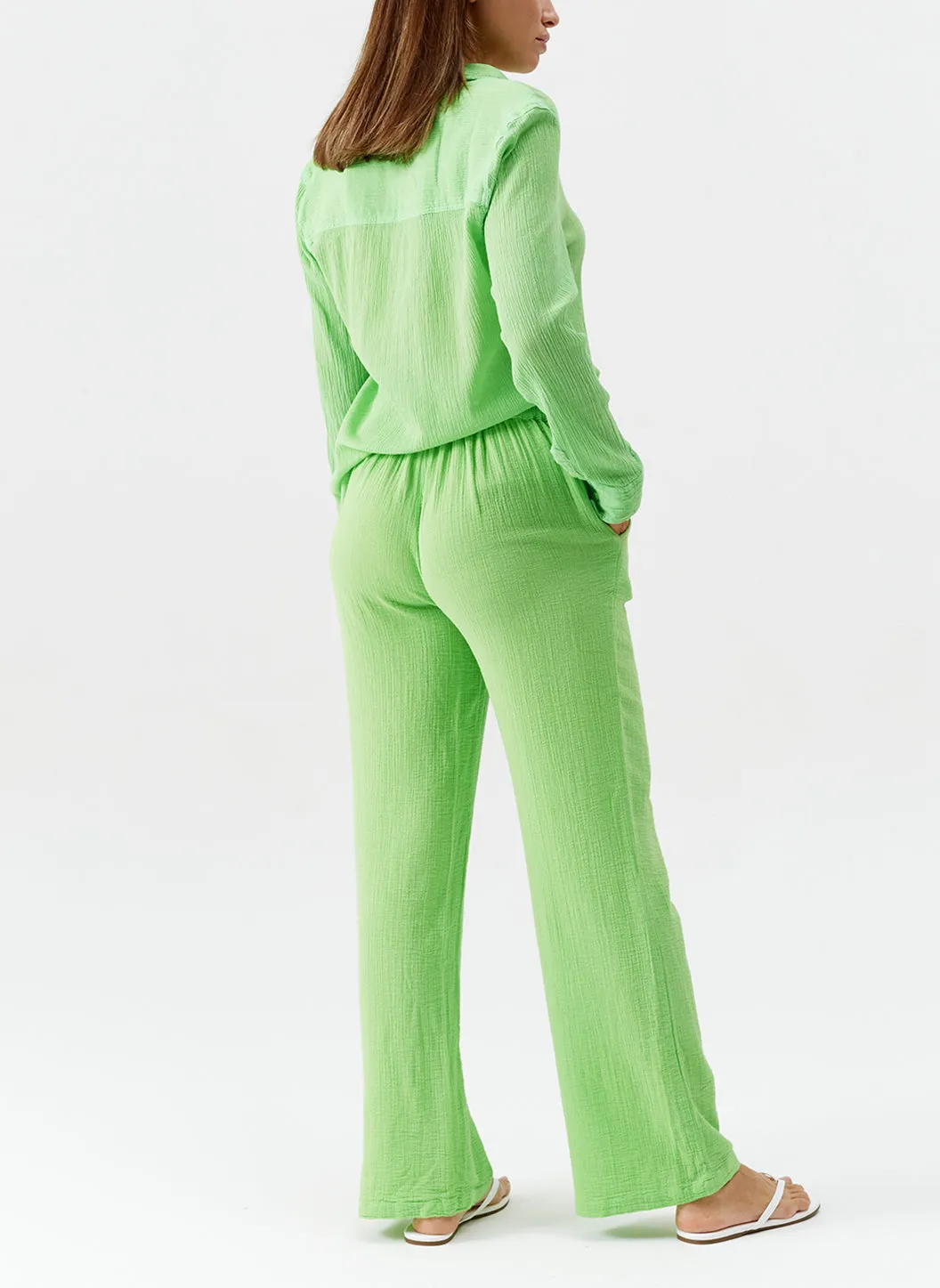 Krissy Lime Trousers sold by Melissa Odabash product image thumbnail 5