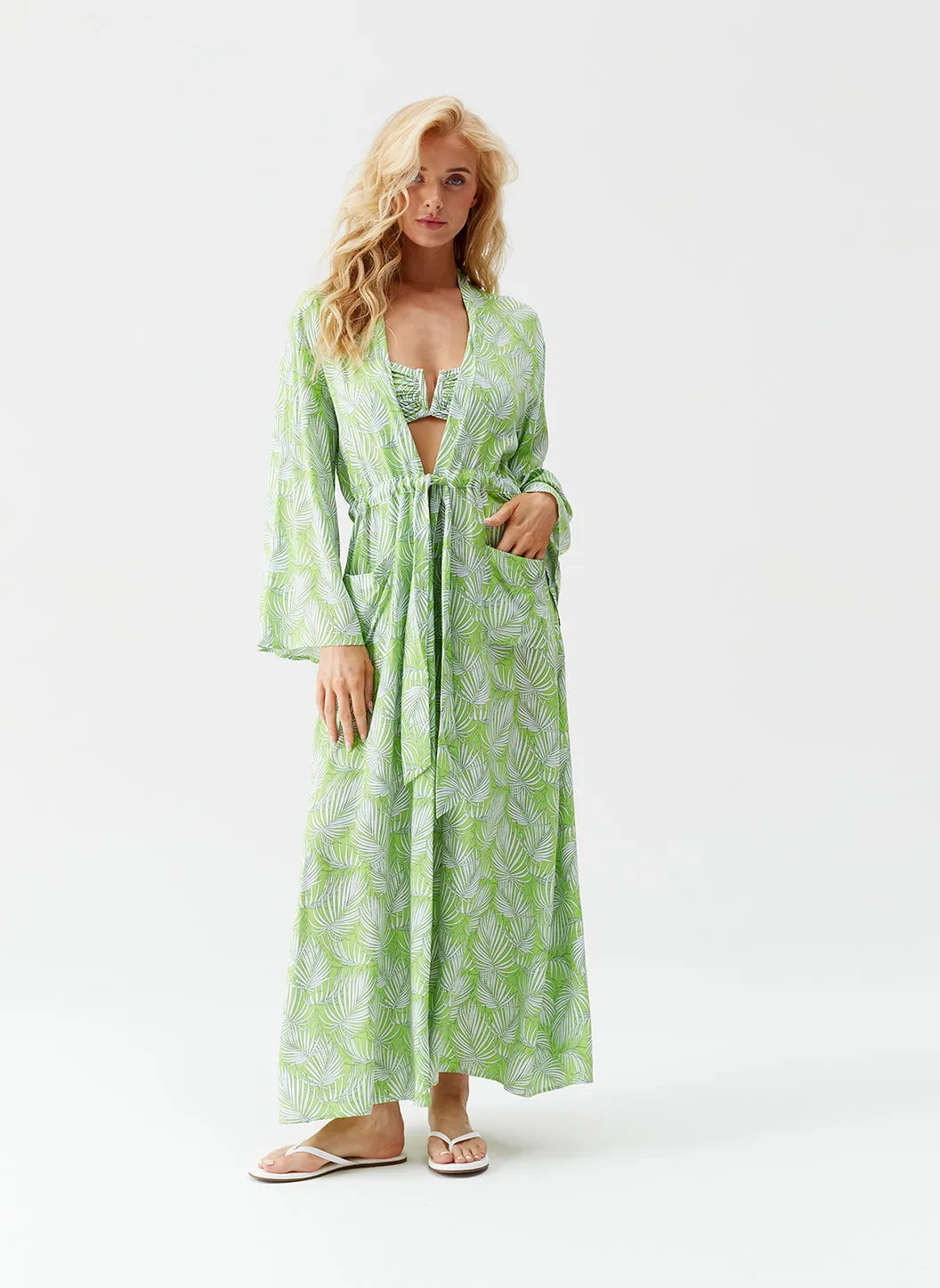 Louisa Palmetto Kaftan sold by Melissa Odabash product image thumbnail 3