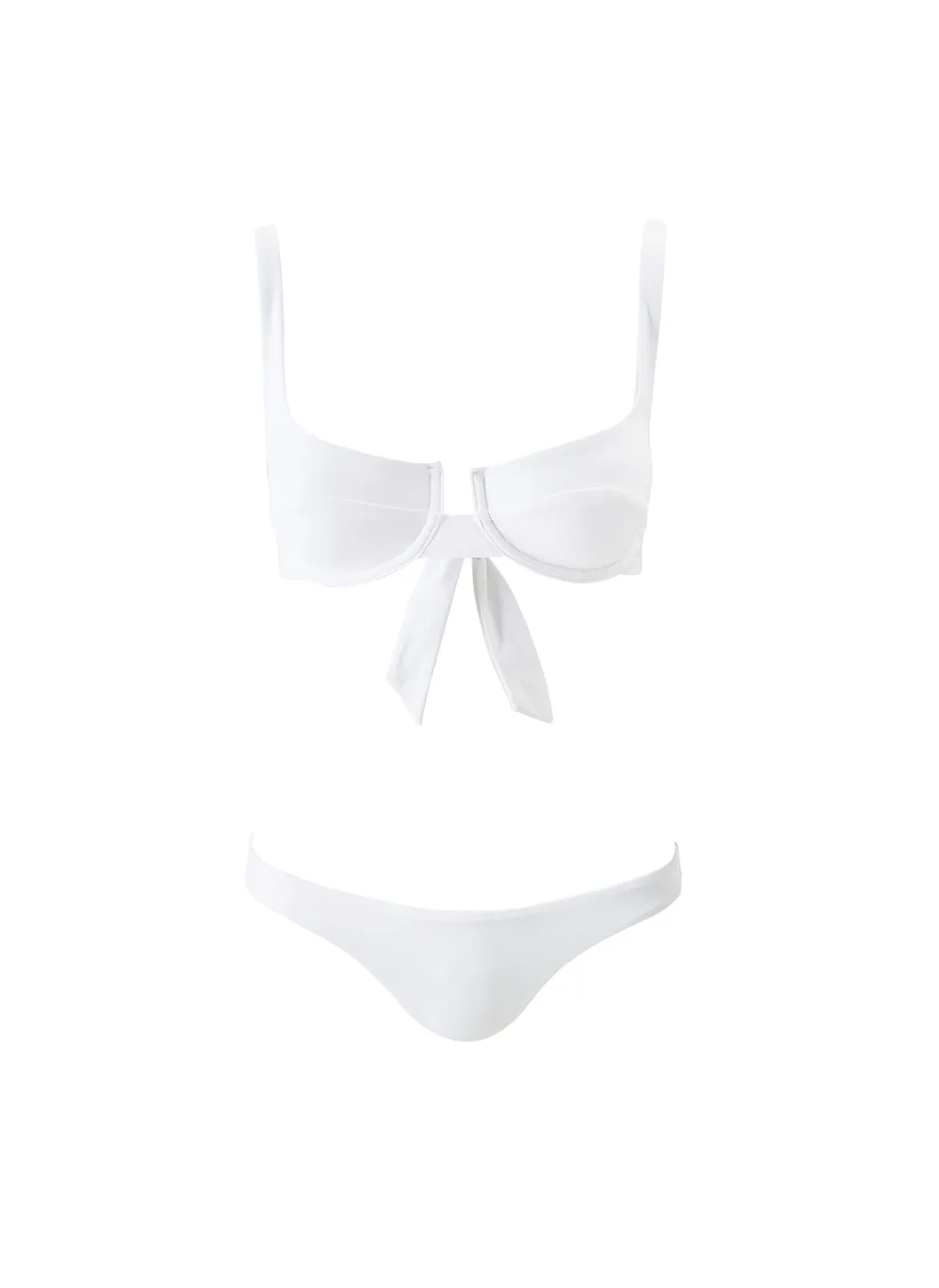Milan White Bikini sold by Melissa Odabash