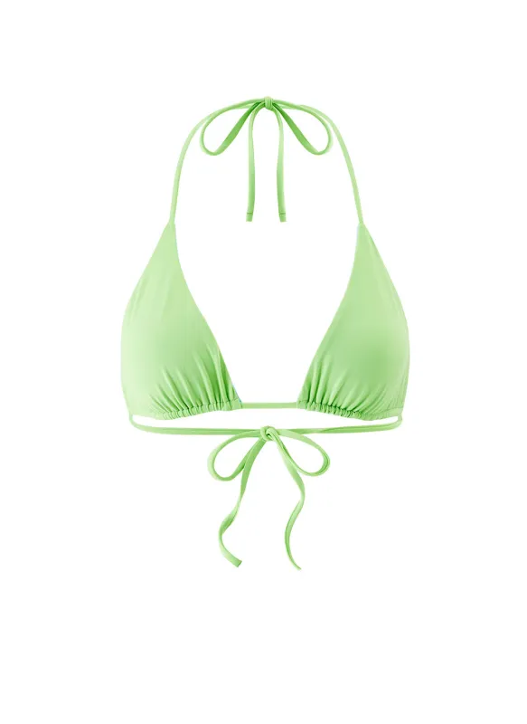 Tivoli Lime/Sky Bikini Top sold by Melissa Odabash