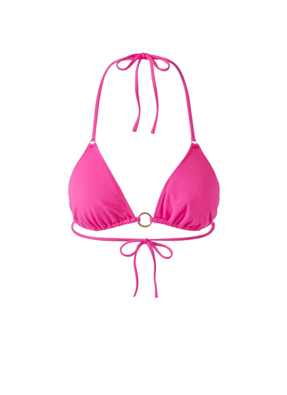 Venice Fuchsia Bikini Top sold by Melissa Odabash
