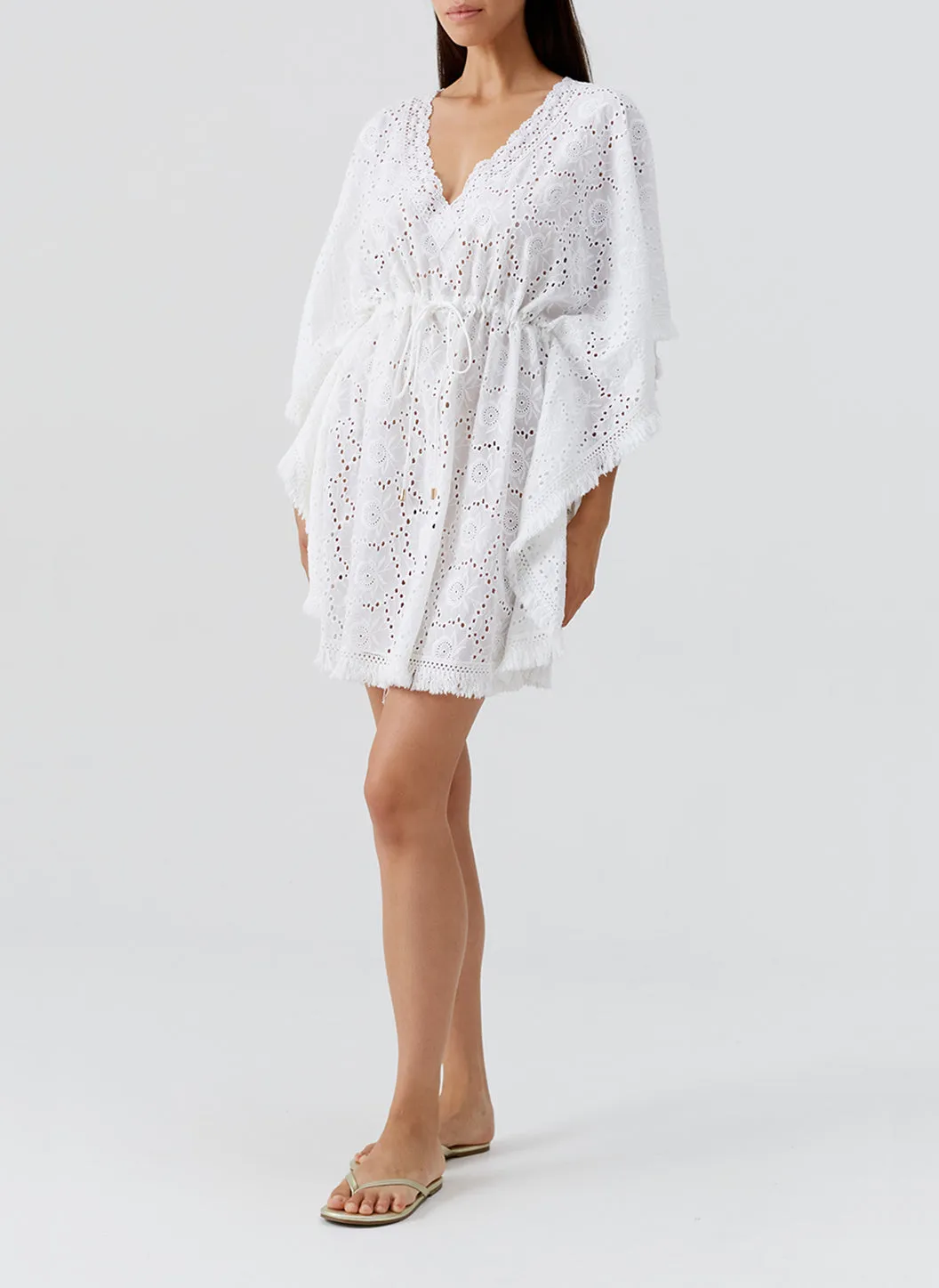 Ivy White Kaftan sold by Melissa Odabash product image thumbnail 5