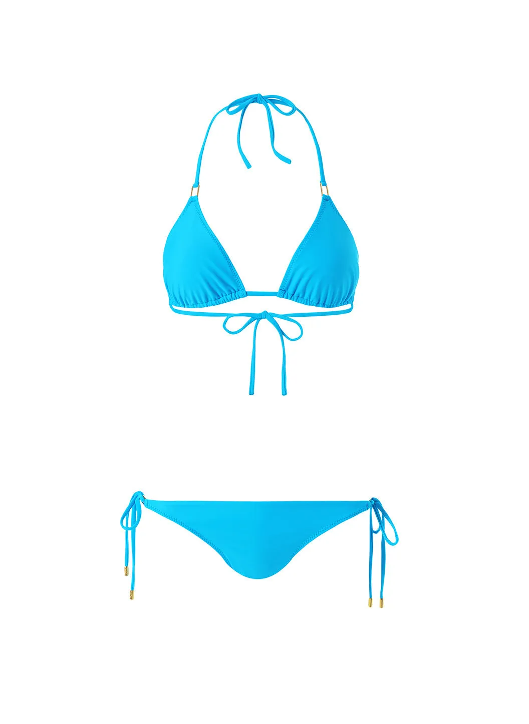 Exclusive Cancun Blue Eco Bikini sold by Melissa Odabash