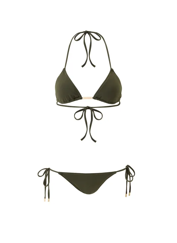 Exclusive Andorra Olive Bikini sold by Melissa Odabash