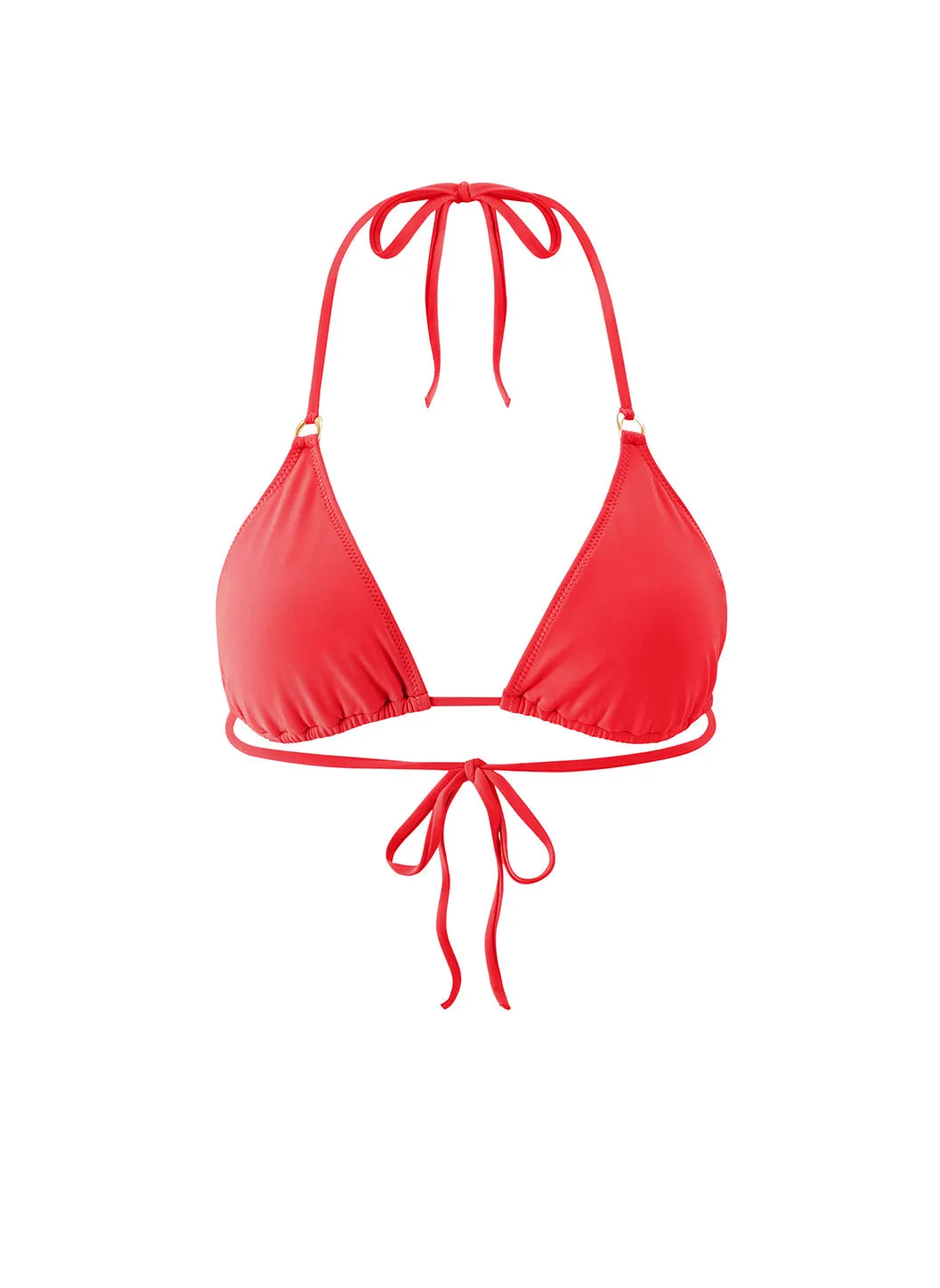 Exclusive Key West Red Eco Bikini Top sold by Melissa Odabash