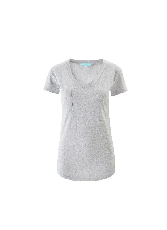 Exclusive Hadley Grey T Shirt sold by Melissa Odabash