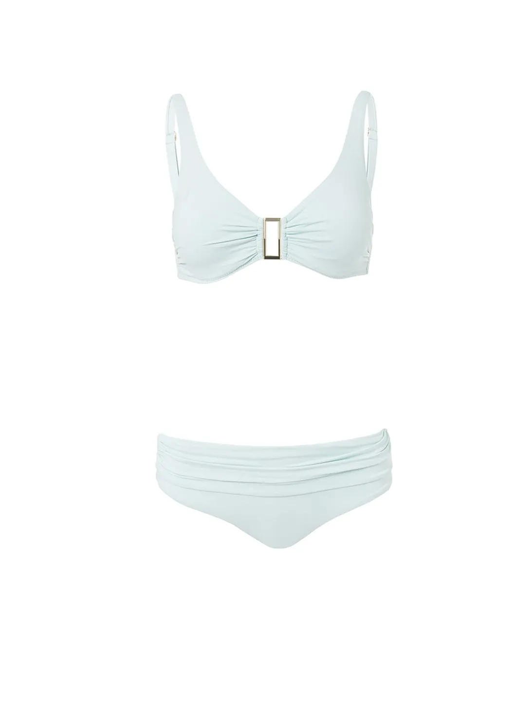 Belair Mint Over The Shoulder Supportive Bikini sold by Melissa Odabash