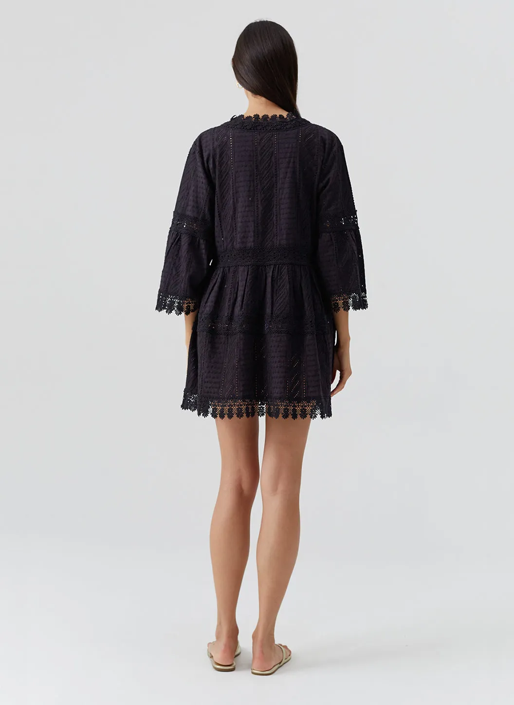 Victoria Black Kaftan sold by Melissa Odabash product image thumbnail 4