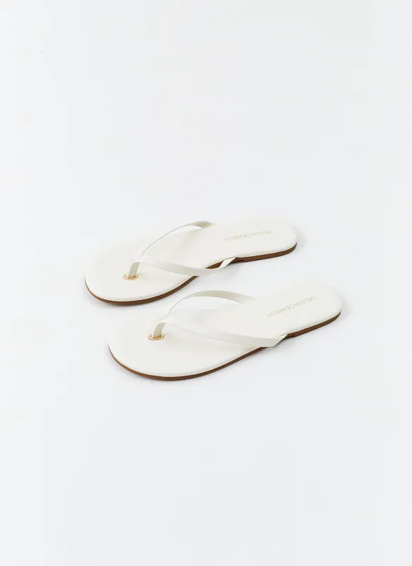 Sandals Ivory sold by Melissa Odabash