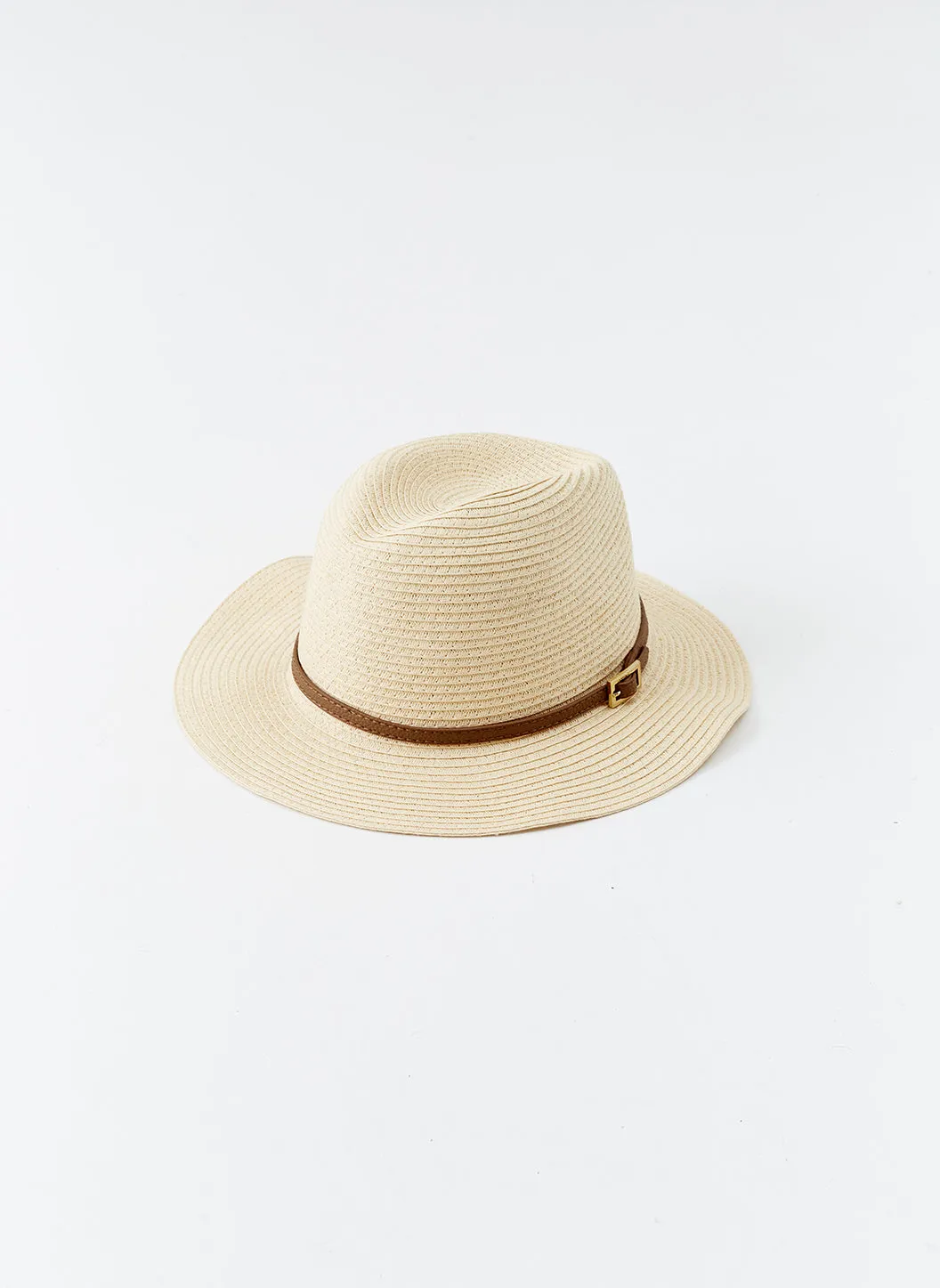 Fedora Cream/Tan Hat sold by Melissa Odabash