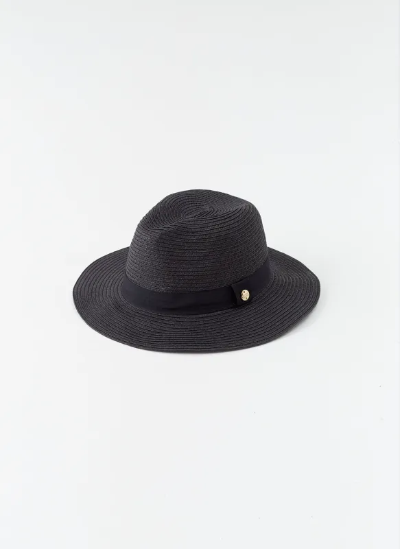 Fedora Black/Black Hat sold by Melissa Odabash