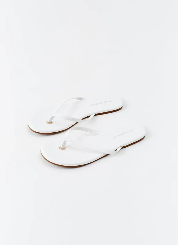 Sandals White sold by Melissa Odabash