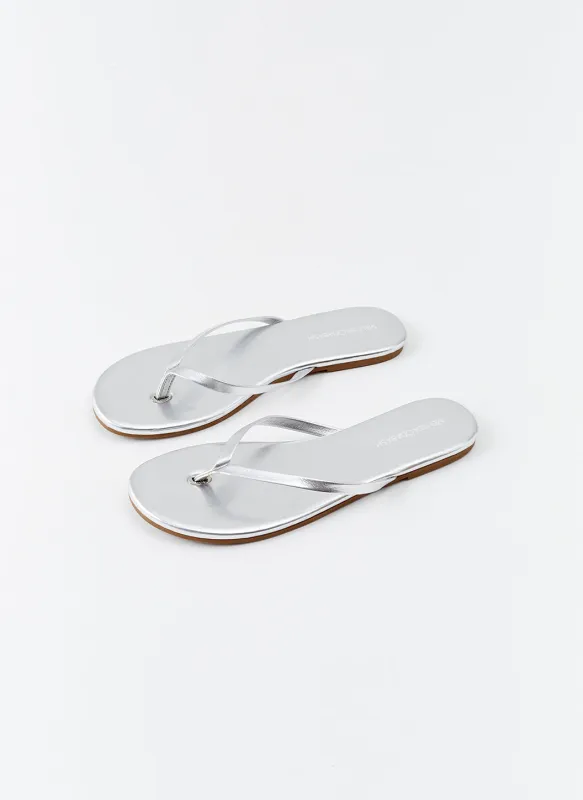 Sandals Silver sold by Melissa Odabash