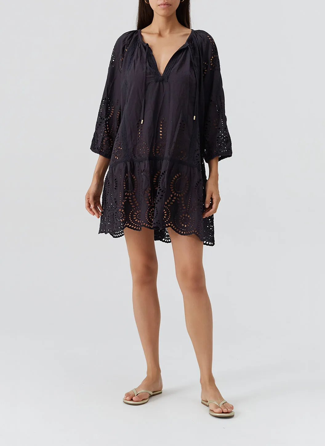Ashley Black Kaftan sold by Melissa Odabash product image thumbnail 3