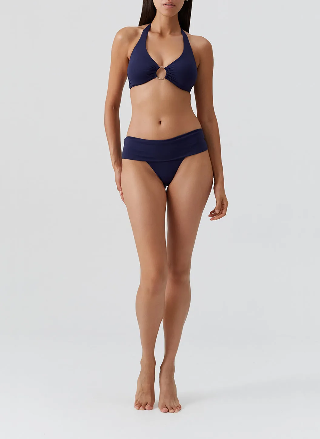 Brussels Navy Bikini Bottom sold by Melissa Odabash product image thumbnail 3