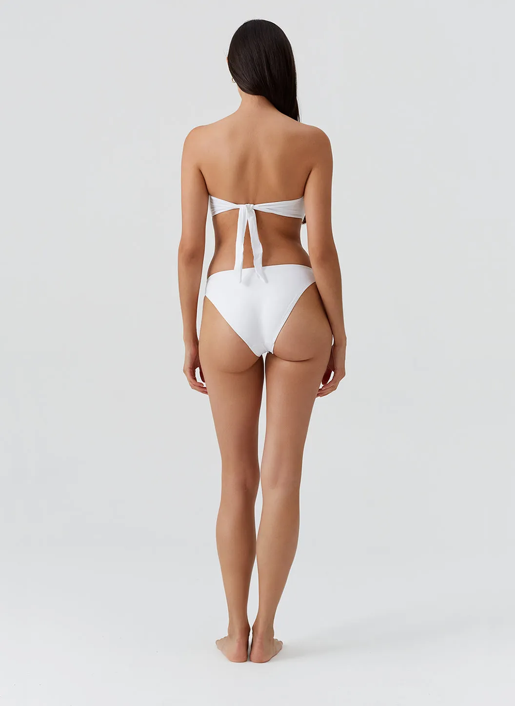 Barcelona White Bikini Bottom sold by Melissa Odabash product image thumbnail 4