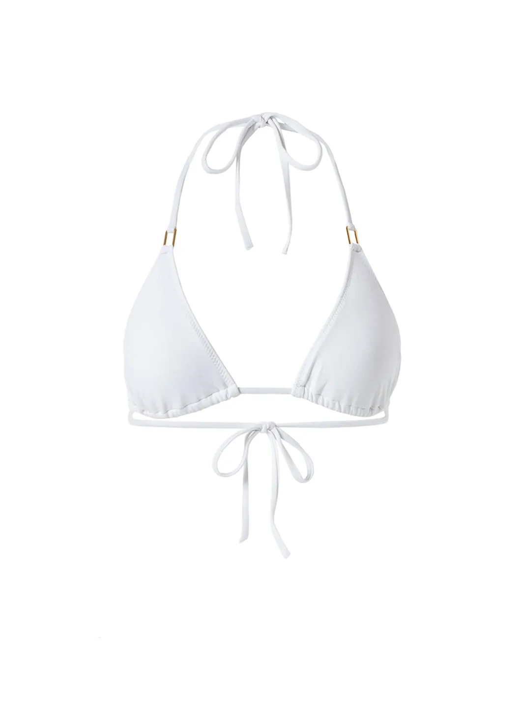 Cancun White Bikini Top sold by Melissa Odabash
