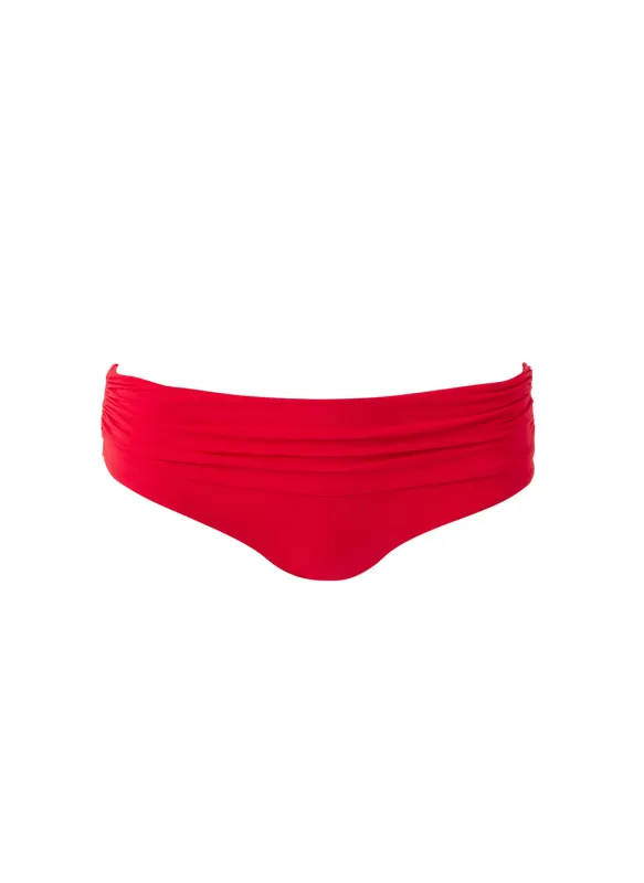 Bel Air Red Bikini Bottom sold by Melissa Odabash