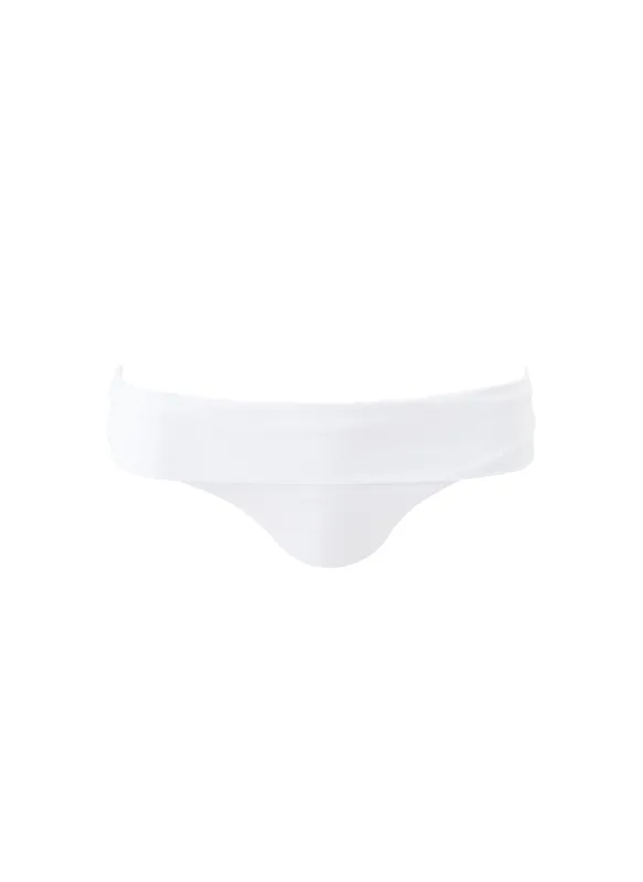 Brussels White Bikini Bottom sold by Melissa Odabash