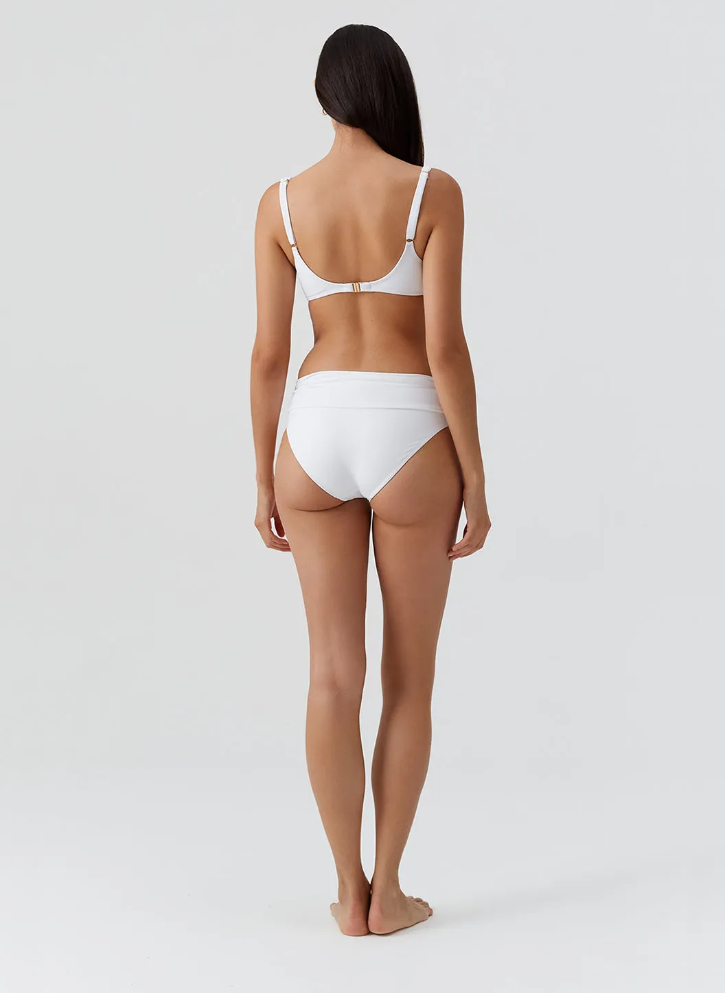 Bel Air White Bikini Bottom sold by Melissa Odabash product image thumbnail 4