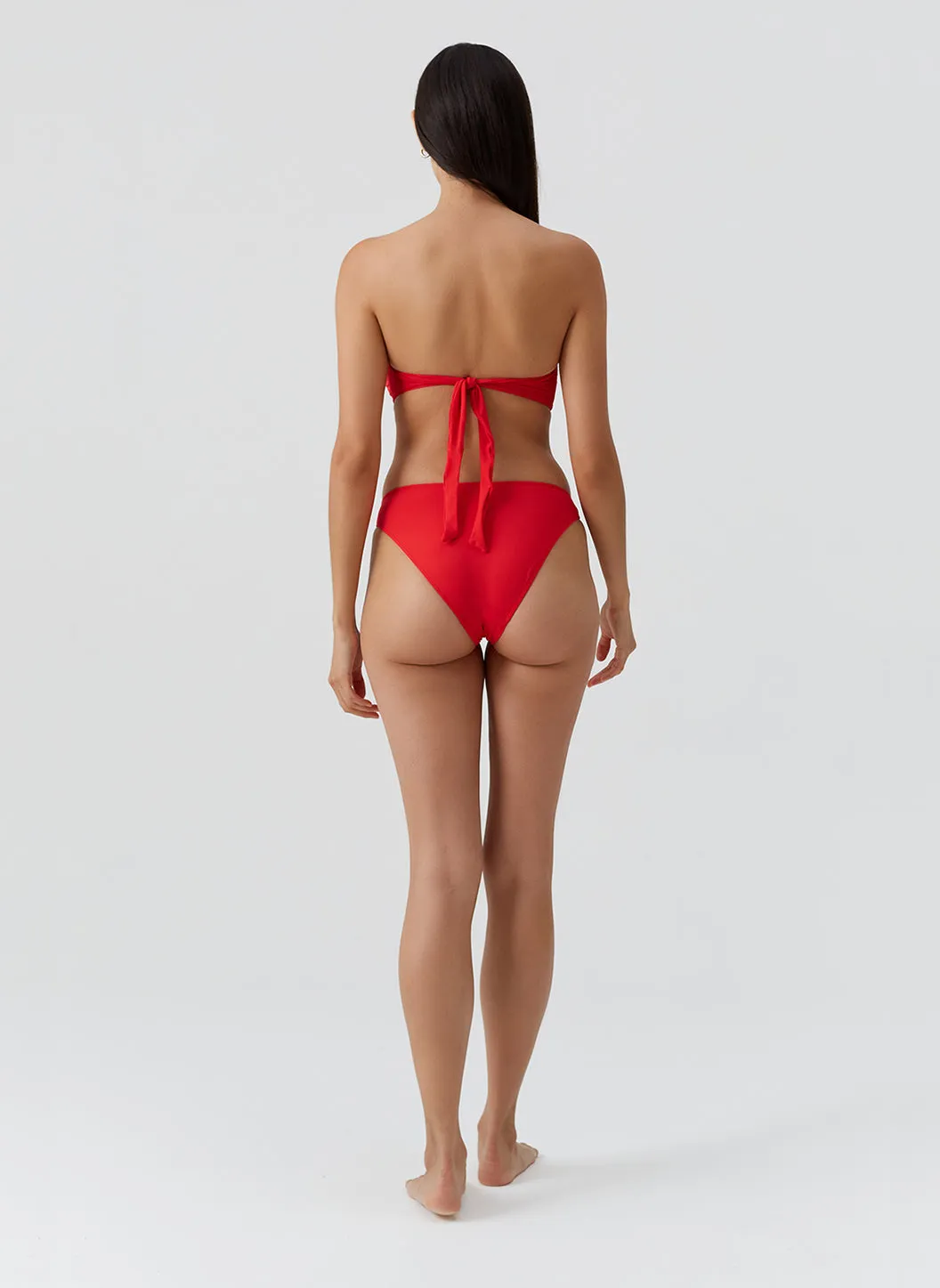 Barcelona Red Bikini Bottom sold by Melissa Odabash product image thumbnail 4