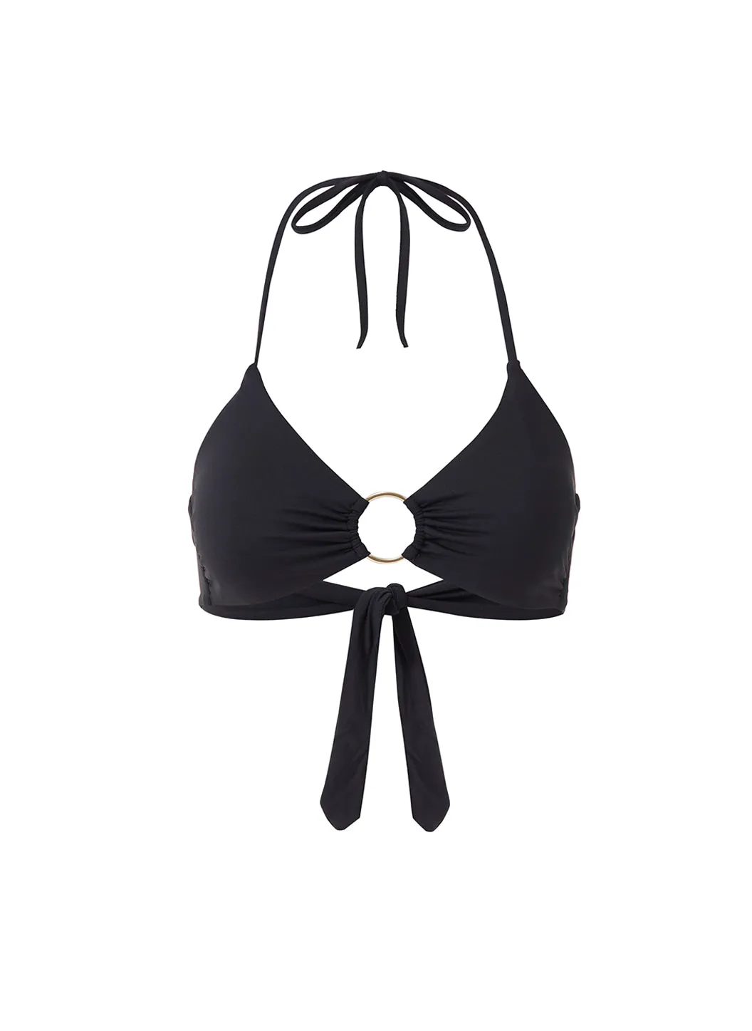 Hamburg Black Bikini Top sold by Melissa Odabash