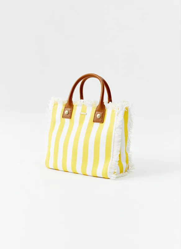 Porto Cervo Yellow Nautical Tote sold by Melissa Odabash