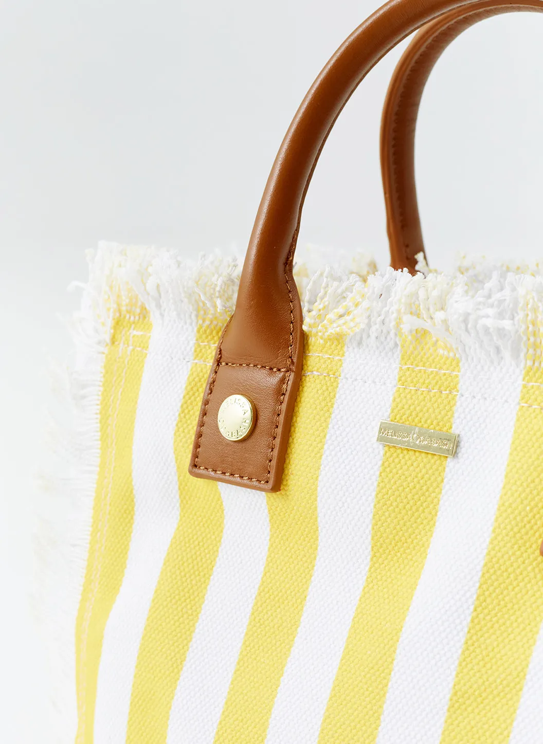 Porto Cervo Yellow Nautical Tote sold by Melissa Odabash product image thumbnail 2