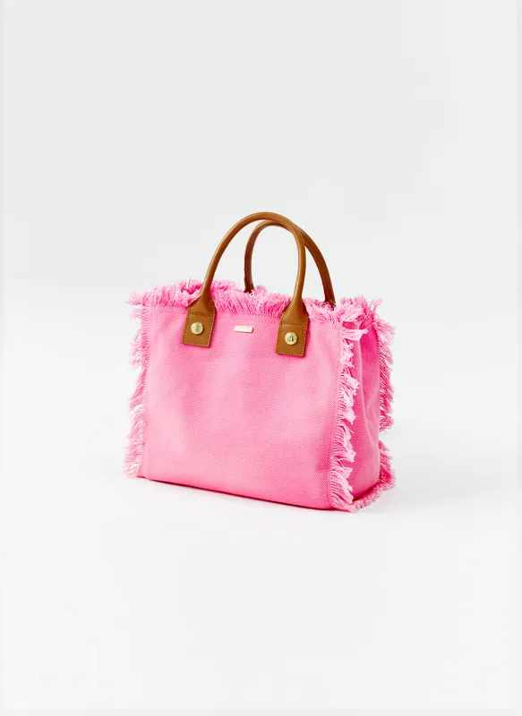 Porto Cervo Hot Pink Tote sold by Melissa Odabash