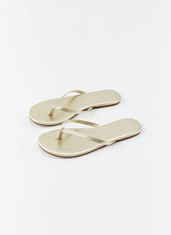 Sandals Gold sold by Melissa Odabash