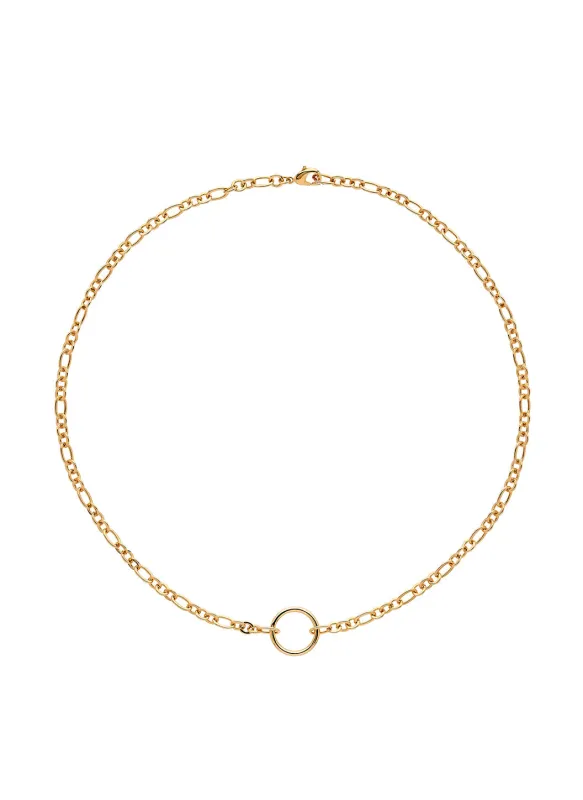 Gold Charm Hanger Necklace sold by Melissa Odabash