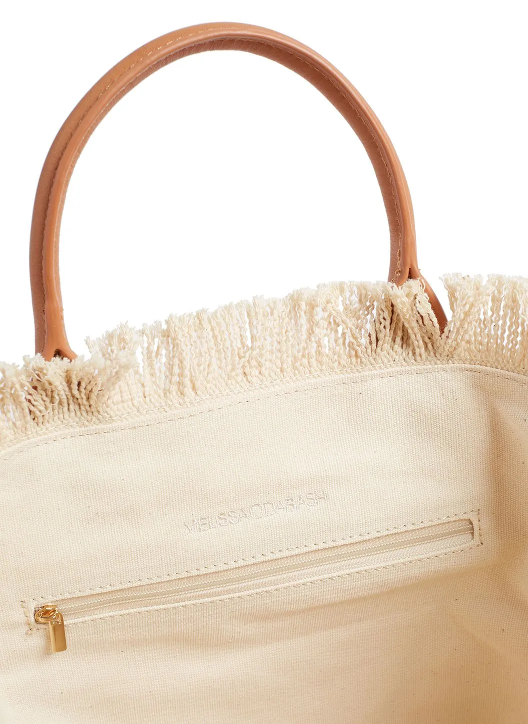 Porto Cervo Tote Beige Coral sold by Melissa Odabash product image thumbnail 4
