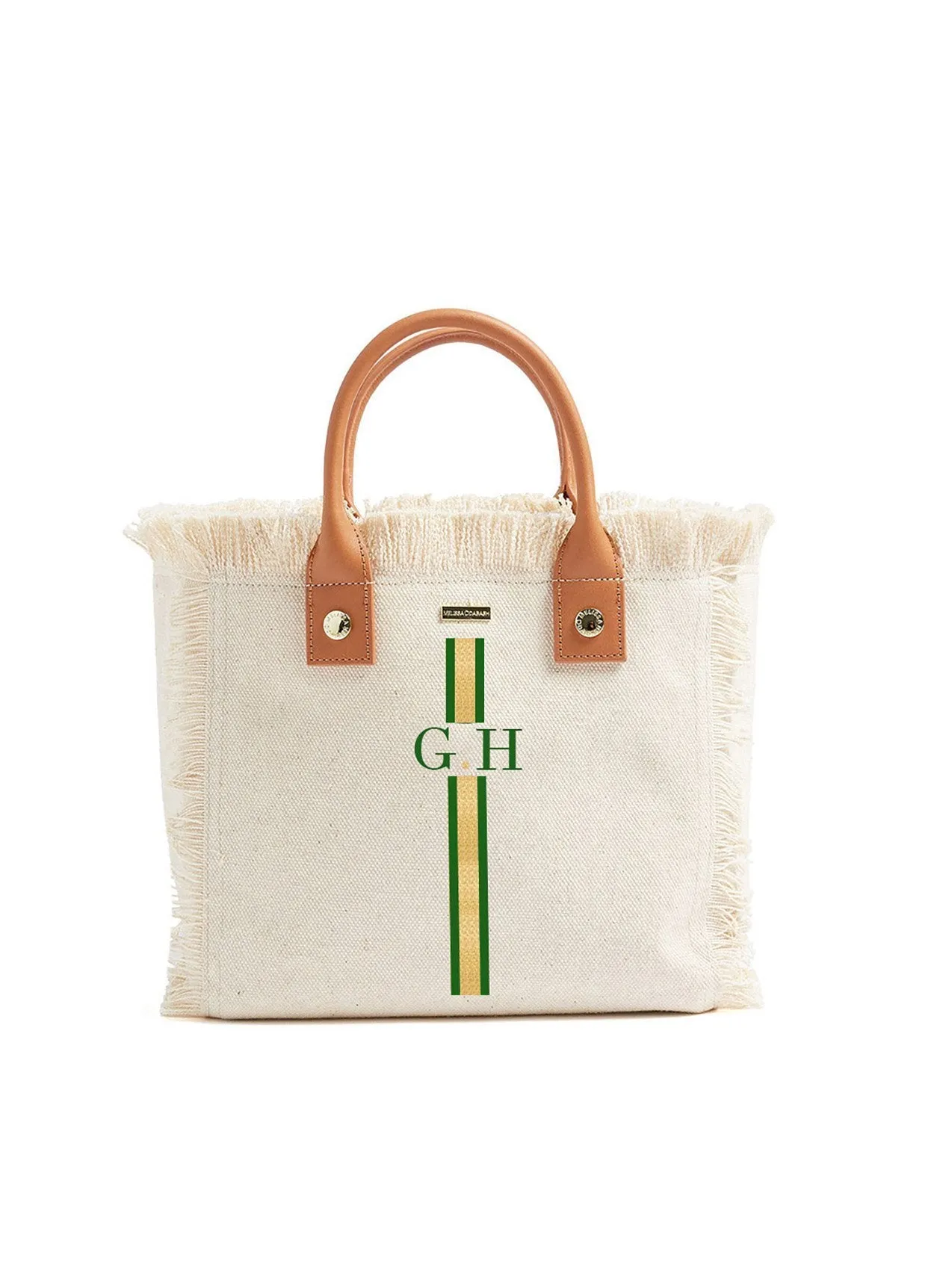 Porto Cervo Beige Green/Gold sold by Melissa Odabash