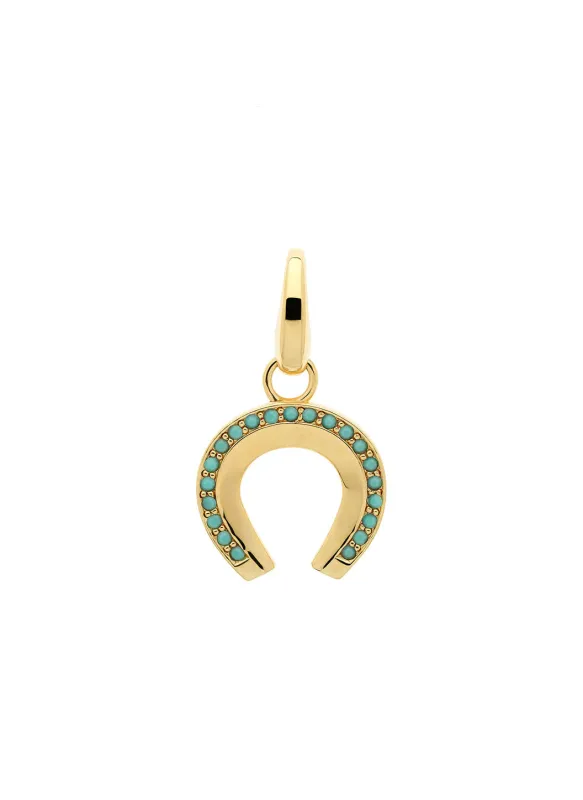 Turquoise Horseshoe Charm sold by Melissa Odabash