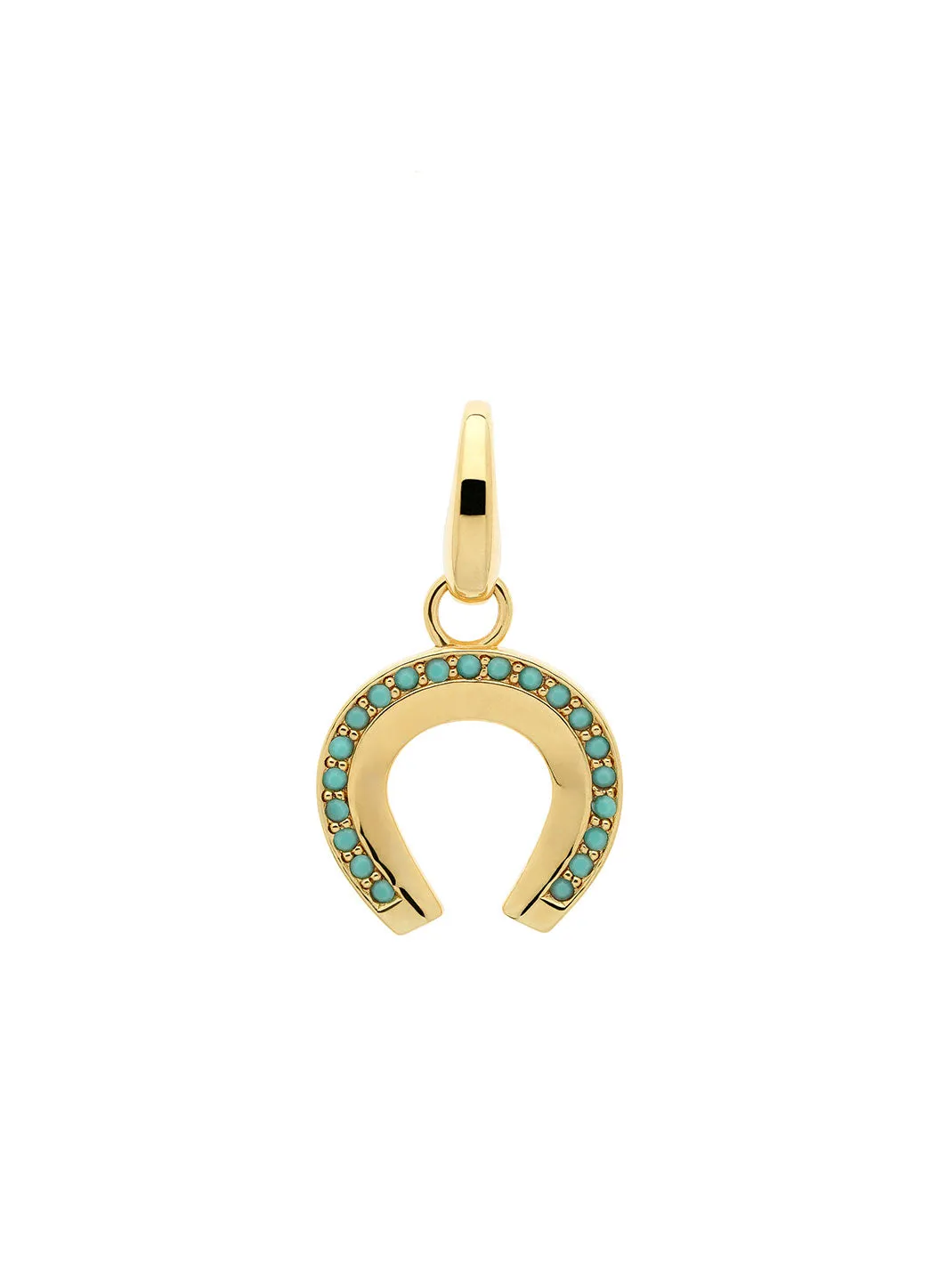 Turquoise Horseshoe Charm sold by Melissa Odabash
