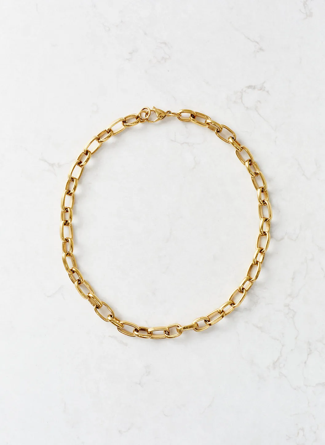 Gold Chunky Chain Necklace sold by Melissa Odabash product image thumbnail 2