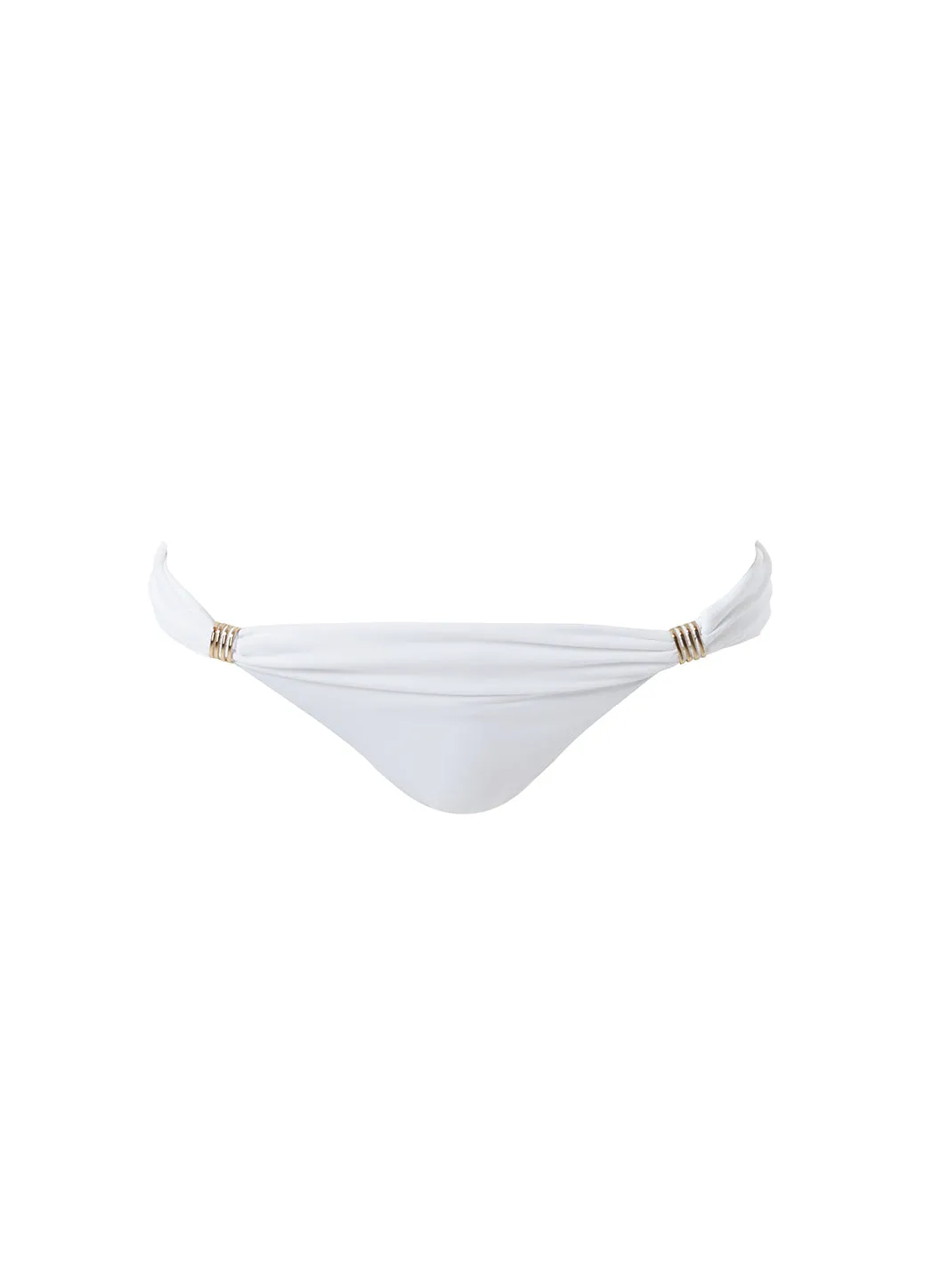 Grenada White Bikini Bottom sold by Melissa Odabash
