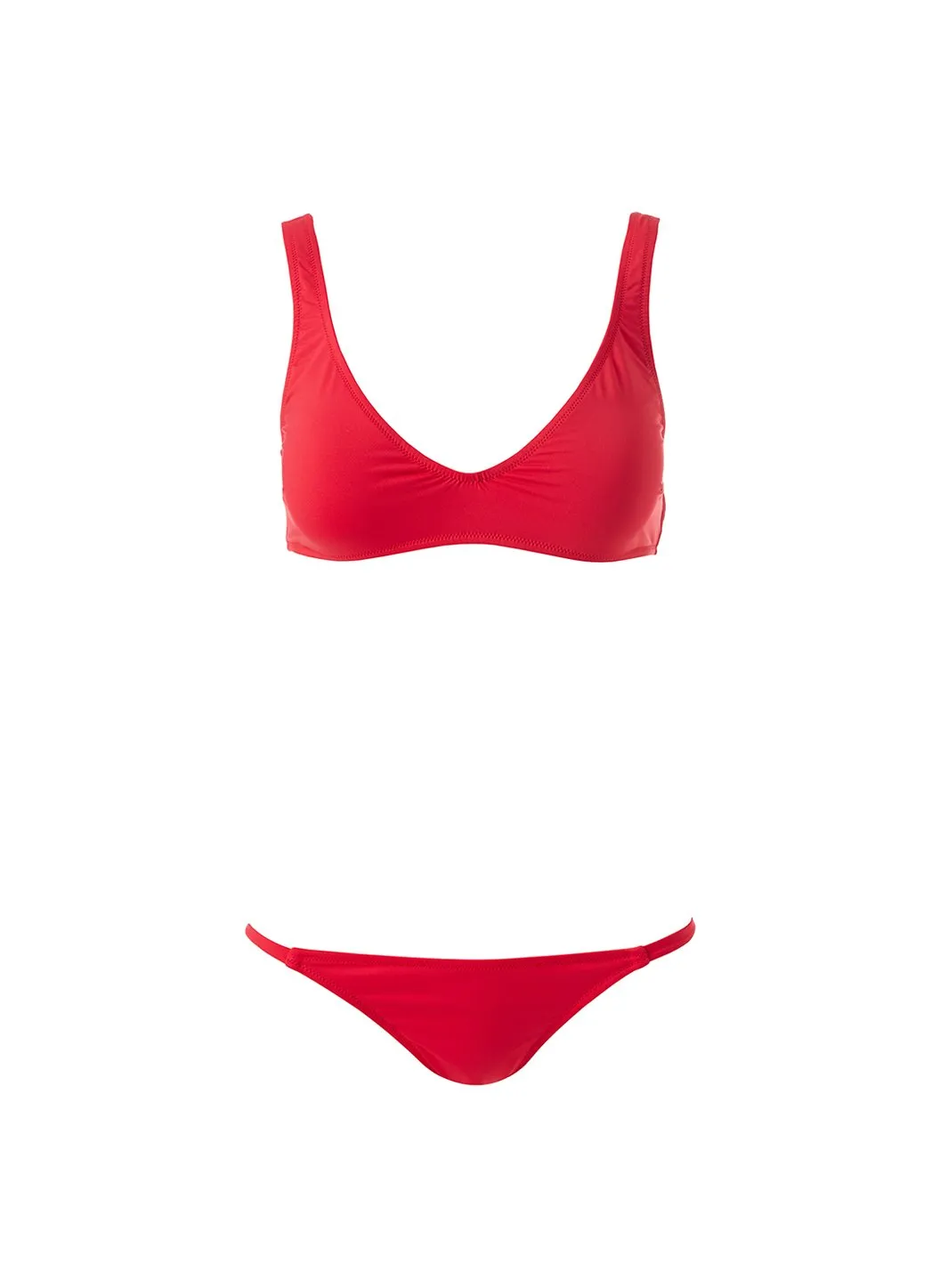 Exclusive Monaco Red Eco Bikini Bottom sold by Melissa Odabash product image thumbnail 2
