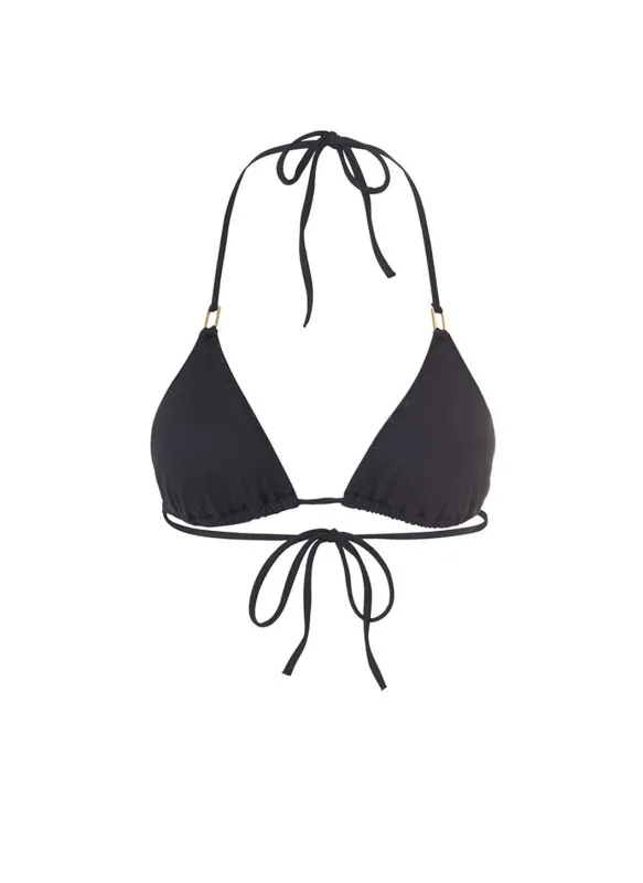 Exclusive Cancun Black Bikini Top sold by Melissa Odabash