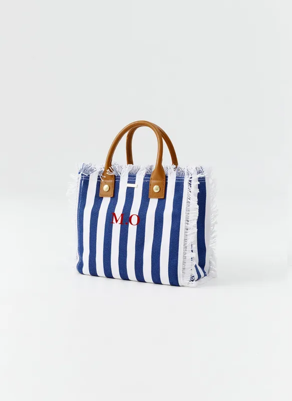 Porto Cervo Navy Nautical Red sold by Melissa Odabash