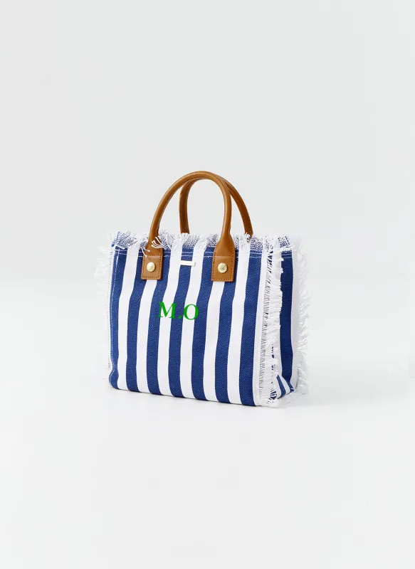 Porto Cervo Navy Nautical Green sold by Melissa Odabash