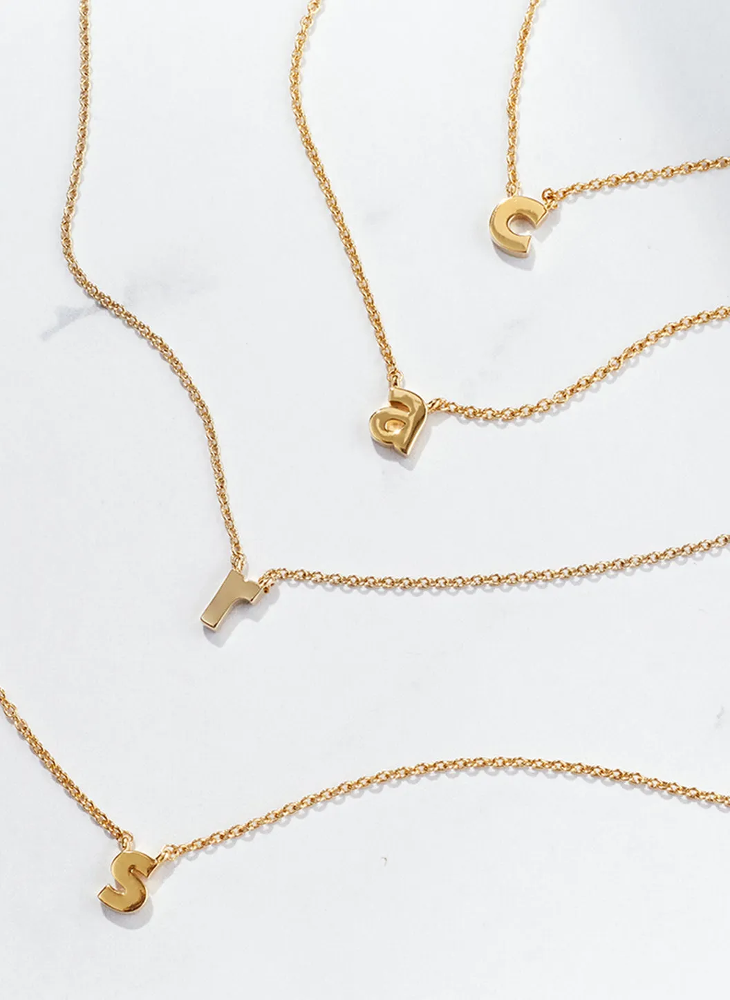 Letter 'r' Pendant Necklace sold by Melissa Odabash product image thumbnail 2