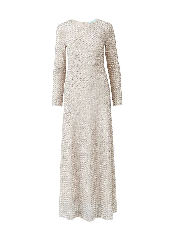 Luna Champagne Dress sold by Melissa Odabash