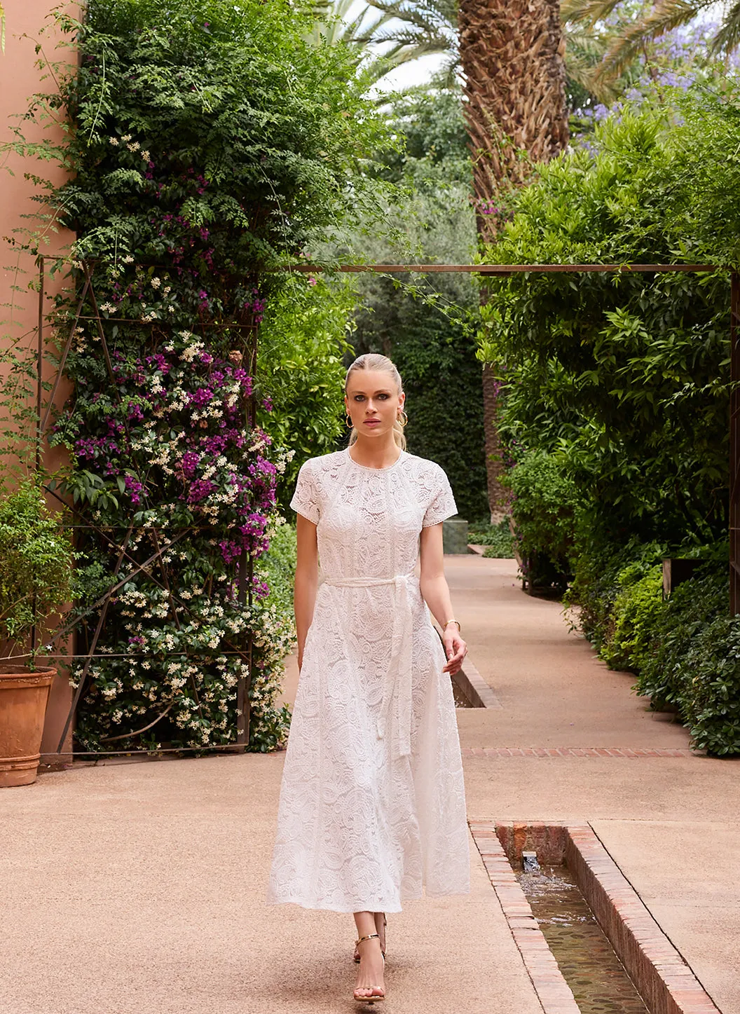 Elara White Dress sold by Melissa Odabash product image thumbnail 3